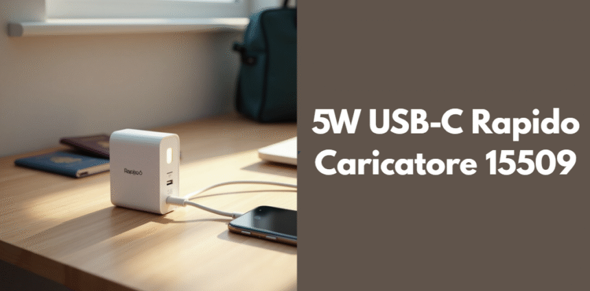 5W USB-C Rapido Caricatore 15509